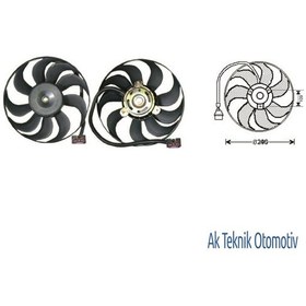 Resim Fan Motoru 12V Seat Ibiza Leon Toledo Golf 4 504625047 