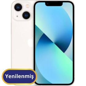 Resim Apple iPhone 13 Mini Yenilenmiş TR Garanti | 128 GB Beyaz 