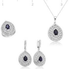 Resim Gümüş Damla Desenli Kadın Set (551167947) 