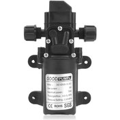 Resim Tekne Römorku İçin Spiral Çıkışlı 70w Su Pompası 12v Yüksek Basınç 6l/dak 130psı 