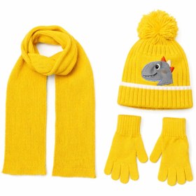 Resim Tk Spor 6-12 Yaş Erkek Çocuk Atkı Bere Eldiven Takımı, 3 Lü Set 