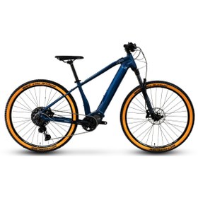 Resim Carraro Kifuka X E.e- Mtb - 29 Jant 19'' 48cm Kadro Hd Elektrikli Dağ Bisikleti-Mavi/Mor Yeşil 