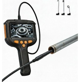 Resim 5 Metre Monitörlü Tek Kameralı Sert Kablo Yılan Endoskop Kamera 5,5 Mm 4.3 Inc Ekran Ip67 Su Geçirmez Led Işıklı Henüz Değerlendirilmemiş İlk Sen Değerlendir 