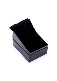 Resim Cohiba Xll Parlak Siyah Dahili Çakmak Deri Puro Taşıma Çantası & Seyahat Humidoru - Tr8239 