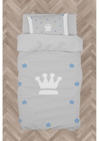 Resim Mekta Home Bebek Ve Çocuk Odası Kral Tacı Ve Yıldız Desenli Nevresim Takımı 