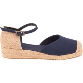 Resim Star Tombis Elişi Hasır Jüt Bantlı Günlük Kadın Espadril Handmade 