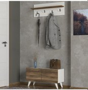 Resim Dekorister Lores Portmanto Beyaz-Ceviz 