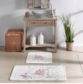 Resim Taç Banyo Paspas Takımı Seti 2'Li Baskılı Alexi Çok Renkli 