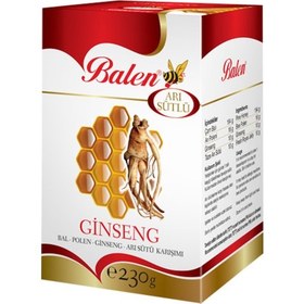 Resim Balen Kırmızı Ginseng 230 G Bal Polen Ginsenk Arı Sütü Karışımı 