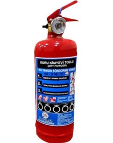 Resim Yangın Söndürme Tüpü Abc Tozlu 1 KG - 2022-2026 Tarihli Tüv-Türk 