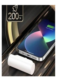 Resim Skygo Super Mini Type-C Çıkışlı Mini Powerbank 5000 mAh PW93 