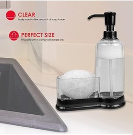 Resim Basics Sünger Bölmeli Plastik Sabunluk, Siyah 