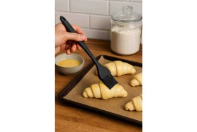 Resim 3lü Büyük Boy Silikon Spatula Kaşık Fırça Seti 