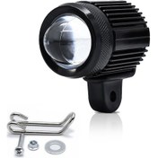 Resim Xindoker Motosiklet Işığı S7 Siyah 30w 3000lm 4 Mod: Beyaz Sarı Karışık Ve Parıltı Işık 9-80v Zes-3570 Çift Renkli Ampul Çok Renkli74 