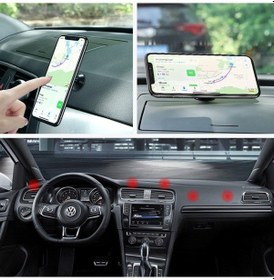 Resim Araç Göğsü Manyetik Mıknatıslı Universal Telefon Tutucu Tutacağı 