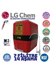Resim Lg Chem Cool Krmz Syh 12 Lt 7fl 14 Aşama Pompalı Su Arıtma Cihazı 