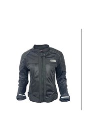 Resim Forte Gt Dark Night Cordura Bayan Yazlık Motosiklet Montu Siyah 