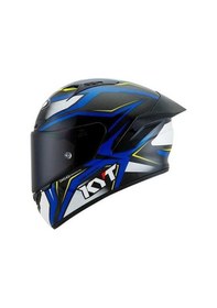 Resim Kyt Nz-Race Carbon Strıde Kapalı Motosiklet Kaskı Beyaz - Mavi - Siyah 