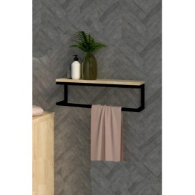 Resim Miray Evim Banyo Rafı Havluluk Yatay Model Atlantik Çam 
