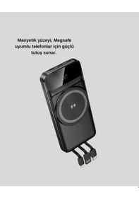 Resim Ceylan Adam 15w Kablosuz Şarj Özellikli 10000 Mah Powerbank Type-c Hızlı Şarj Çok Renkli 