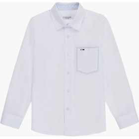 Resim U.s. Polo Assn. Erkek Çocuk Beyaz Gömlek Desenli 50324676-VR013 