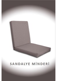 Resim Dekosoy Sandalye Minderi 90cmx45cm Gri 