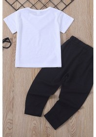 Resim Uyguntarz Çocuk Unisex White Angel Alt - Üst Eşofman Takımı Beyaz 