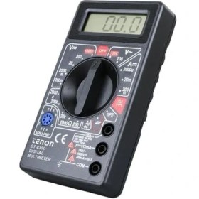 Resim AyrStore Tenon DT-830D Siyah Dc/ac Voltaj Akım Ölçer Dijital Multimetre Ölçü Aleti 
