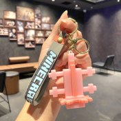 Resim Baijiafu2 Yeni Çizgi Film Animasyon Stitch Serisi Yumuşak Kauçuk Anahtarlık Bebek Çantası Kolye Anahtarlık Küçük Hediye (Yurt Dışından) 
