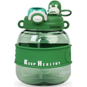 Resim Vagonlife Policarbon Pipetli Matara 1000 Ml - Yeşilstandart Yeşil 