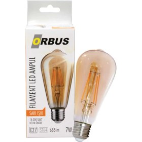 Resim Ampul Orbus LED Filament ST64 E27 7W 
