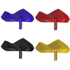 Resim Motosiklet Cep Telefonu Tutucu Güneş Ve Yağmur Koruması Genişletilmiş Deflektör Kanadı, Renk: Siyah Diğer 