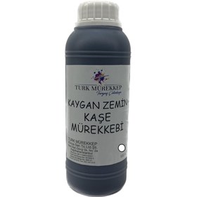 Resim Turk Mürekkep Kaygan Zemin Kaşe Mürekkebi Beyaz 500 ml. 
