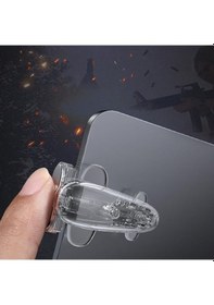 Resim Baseus Ateş Düğmesi - Pubg - Tüm Oyun Ve Telefonlar İle Uyumlu Oyun Konsolu - Universal Oyun Adaptörü Şeffaf Acpbcj-02 