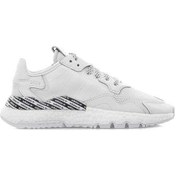 Resim Adidas Nite Jogger Erkek Spor Ayakkabı Art Eqd Bask Beyaz 
