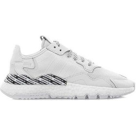 Resim Adidas Nite Jogger Erkek Spor Ayakkabı Art Eqd Bask Beyaz 