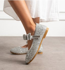 Resim Surpie Shoes Bantlı Pul Detaylı Ortopedik Babet, Kız Çocuk Babet 