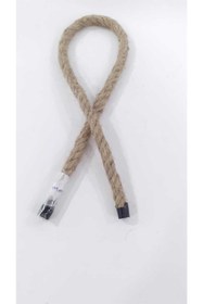 Resim Ekodoğa Jüt Halat 8 Mm 100 Metre Ip Halat Hasır Ip Dekor Ipi Jüt Kendir Jüt Çuval Ipi 