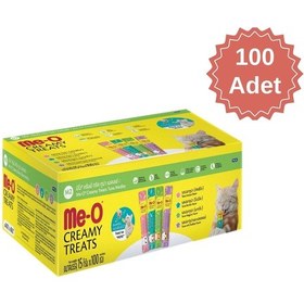 Resim Me-o Creamy Tuna Medley 47-49-50-92 Kedi Ödül Maması 100'lü 15 Gr 