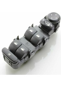 Resim Citroen C4 Sol Dörtlü Cam Açma Düğmesi Anahtarı 2004 2010 