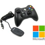 Resim Microsoft Xbox 360 Kablosuz PC Uyumlu Oyun Kolu 