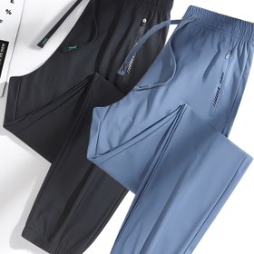 Resim 2 Kadın Yaz Spor Uzun Pantolon Seti, Fermuarlı Cep Detaylı Rahat Elastik Bel Pantolon, Şık Dar Kesim Jogger 