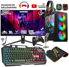 Resim Zeiron Damage X40 Ryzen 7 5700X 32Gb Ram 1Tb M.2 Nvme Ssd Rtx4060 8Gb 27" 240Hz Oyuncu Masaüstü Bilgisayar 