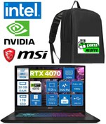 Resim MSI KATANA 17.3 144Hz RTX 4070 8GB 105W i7-13620H 32GB RAM 1TB SSD WİN11 PRO + SIRT ÇANTA 