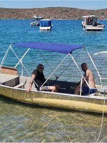 Resim Katlanabilir Tekne ve Bot Tentesi ( Lacivert En : 130 cm ) 