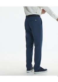 Resim Yargıcı Straight Fit Boru Paça Pantolon Lacivert 