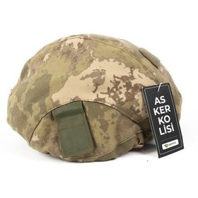 Resim Yeni Kamuflaj Balistik Kompozit Başlık Kask Kılıfı Yeşil 