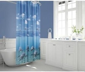 Resim Banyo Duş Perdesi 8852 Tek Kanat 1x180x200 