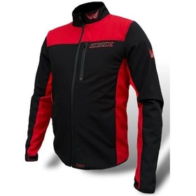 Resim Berik Force Kırmızı Softshell Kışlık Motosiklet Montu 