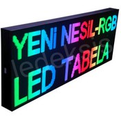 Resim Ledeksis Led Tabela 32x64Cm Tek Taraflı RGB Kayan Yazı Wifi (Telefondan Yazı Değiştirme) 